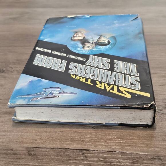 Star Trek Strangers From the Sky Hardcover Book Vintage 80s Science Fiction - Picture 7 of 12